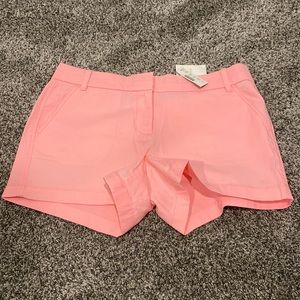 JCrew shorts, NWT, pink, size 10, 4” inseam